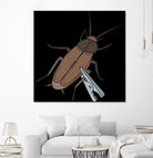 Roach-Clip by Proper Ganders on GIANT ART - brown vector illustration