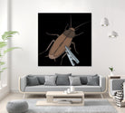 Roach-Clip by Proper Ganders on GIANT ART - brown vector illustration