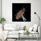 Roach-Clip by Proper Ganders on GIANT ART - brown vector illustration