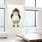 Hipster Porg by Andy Wynn on GIANT ART - red digital painting