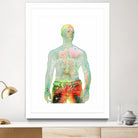 nude man by Sarune Ivoskaite on GIANT ART - orange digital drawing