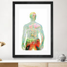 nude man by Sarune Ivoskaite on GIANT ART - orange digital drawing