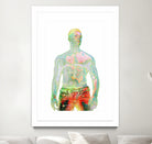 nude man by Sarune Ivoskaite on GIANT ART - orange digital drawing