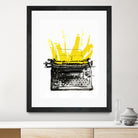 Typewriter by Christopher Paul on GIANT ART - black digital drawing