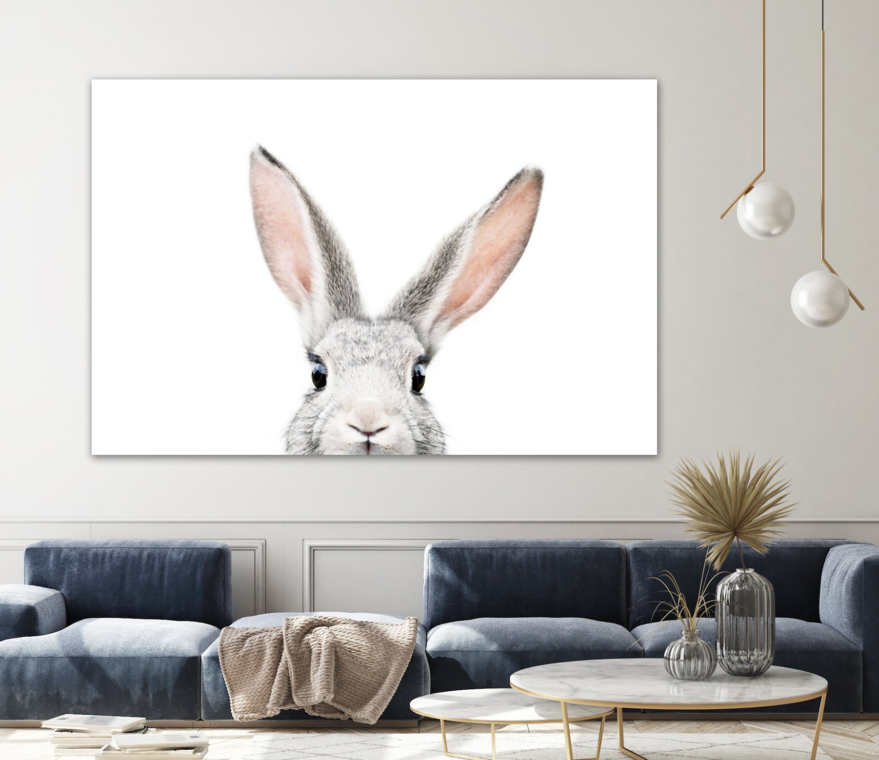 Bunny by Kathrin Pienaar on GIANT ART - gray photo manipulation