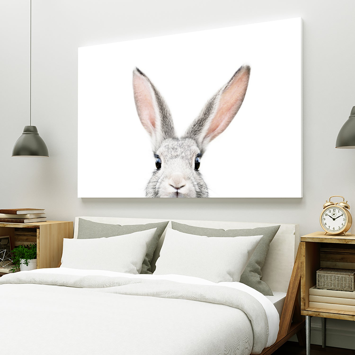 Bunny by Kathrin Pienaar on GIANT ART - gray photo manipulation