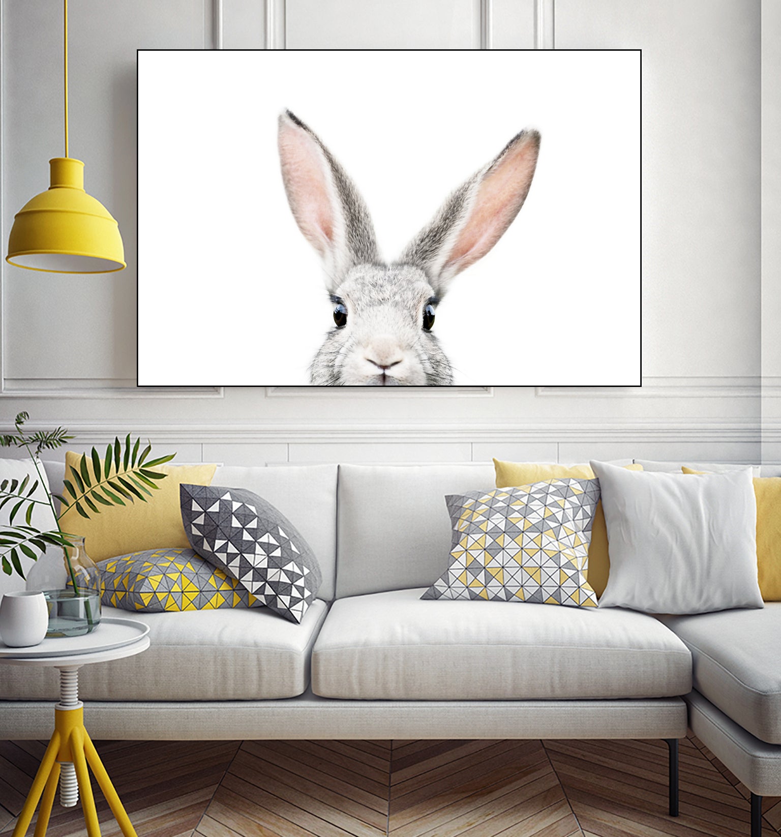 Bunny by Kathrin Pienaar on GIANT ART - gray photo manipulation