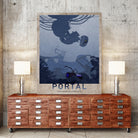 Portal by Ryan Ripley on GIANT ART - blue digital drawing
