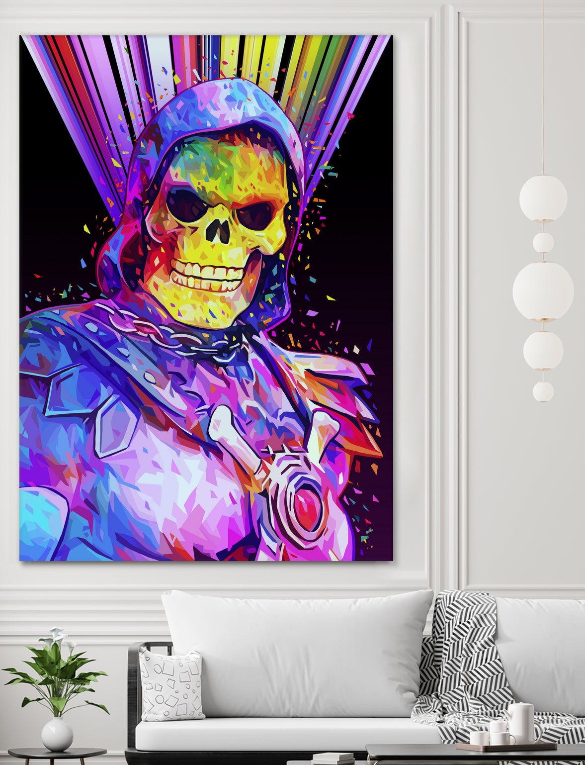 Skeletor by Alessandro Pautasso on GIANT ART - black digital painting