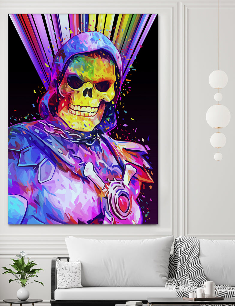 Skeletor by Alessandro Pautasso on GIANT ART - black digital painting