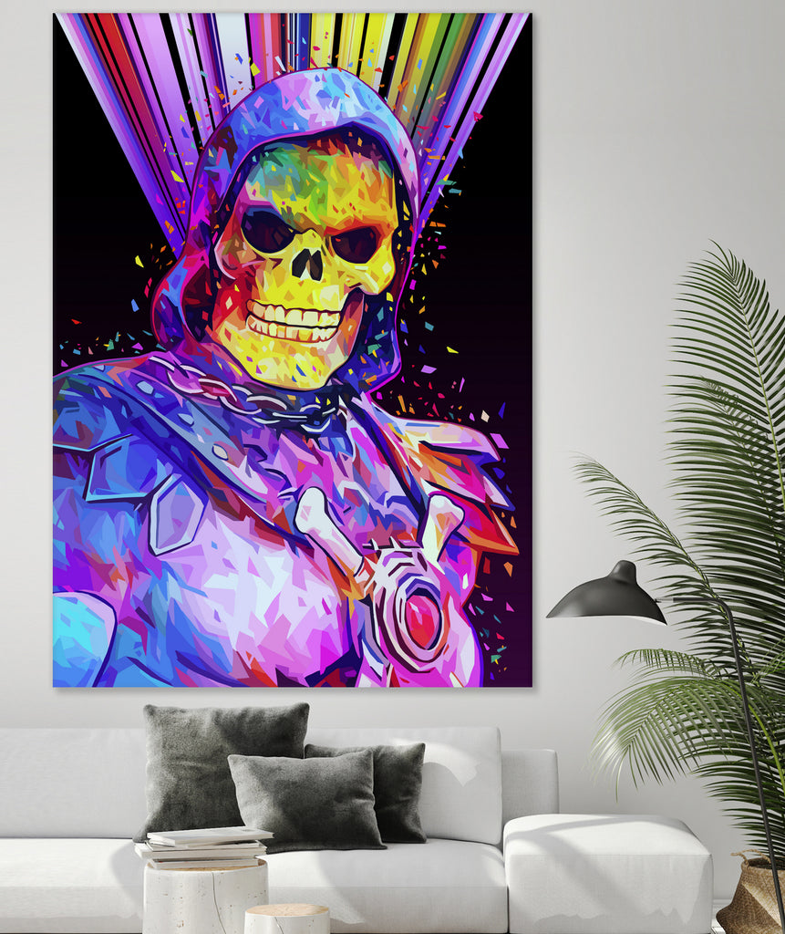 Skeletor by Alessandro Pautasso on GIANT ART - black digital painting