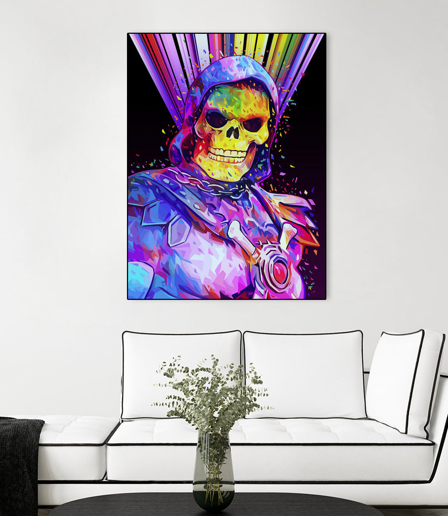 Skeletor by Alessandro Pautasso on GIANT ART - black digital painting