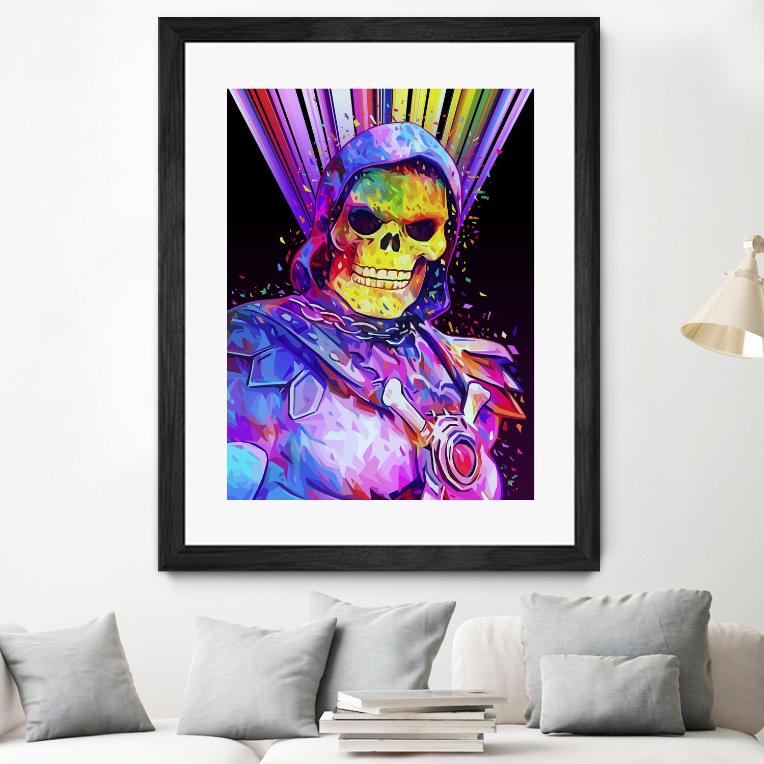 Skeletor by Alessandro Pautasso on GIANT ART - black digital painting