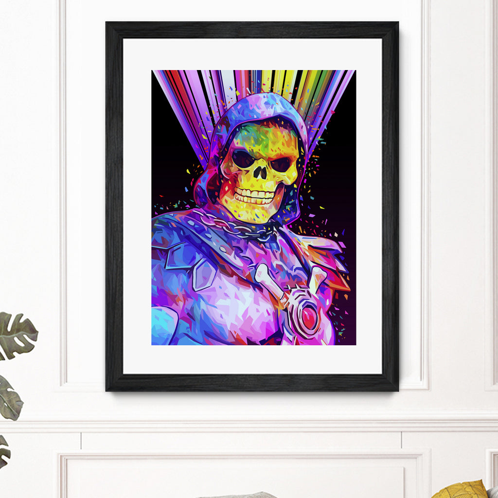 Skeletor by Alessandro Pautasso on GIANT ART - black digital painting