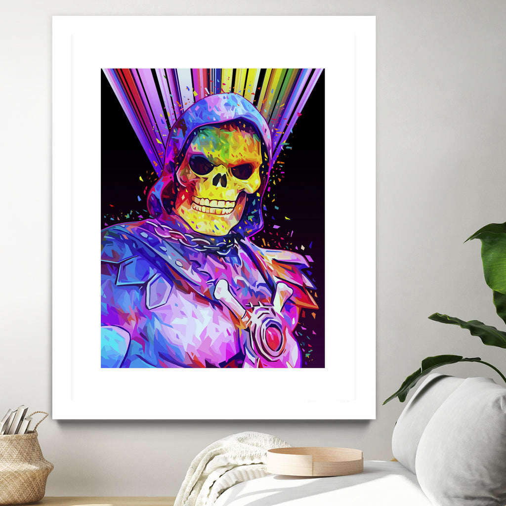 Skeletor by Alessandro Pautasso on GIANT ART - black digital painting