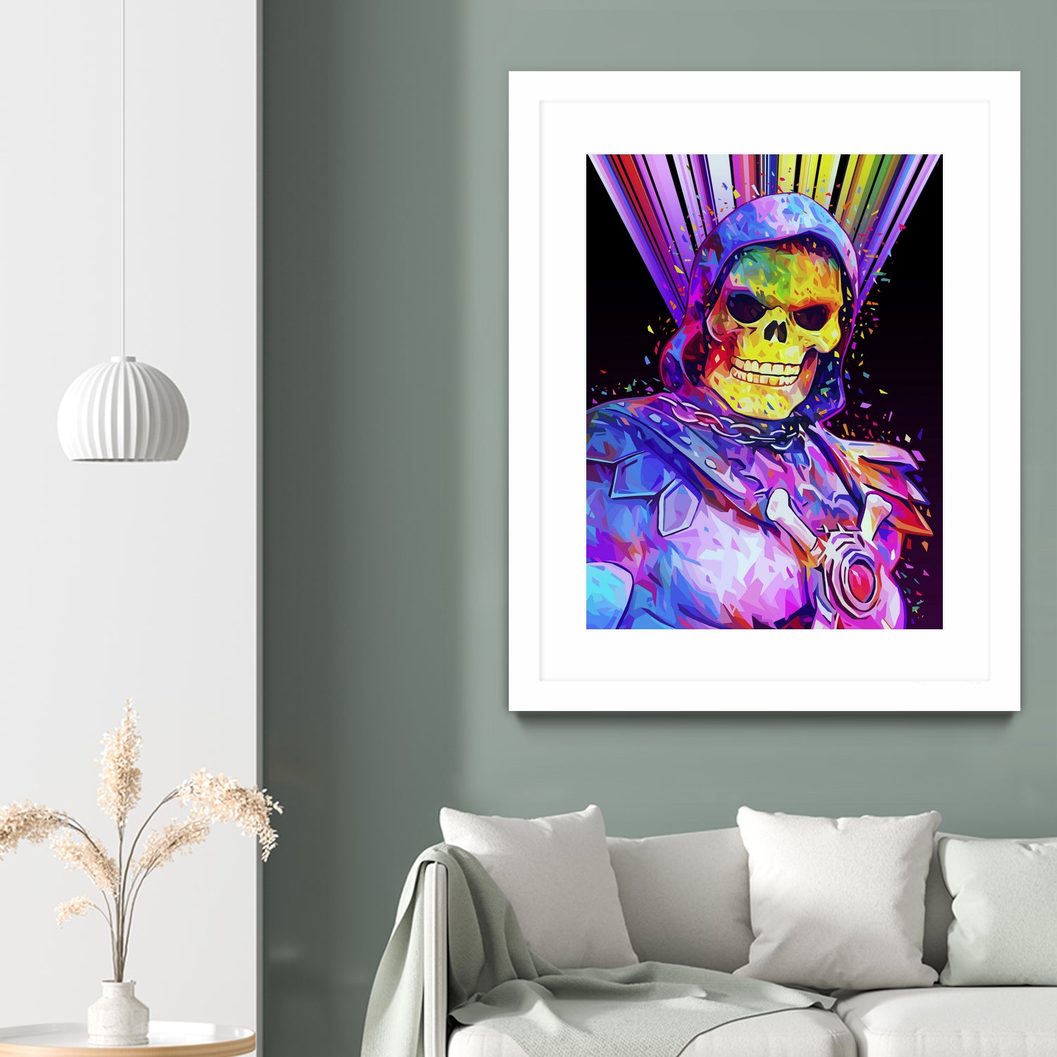 Skeletor by Alessandro Pautasso on GIANT ART - black digital painting