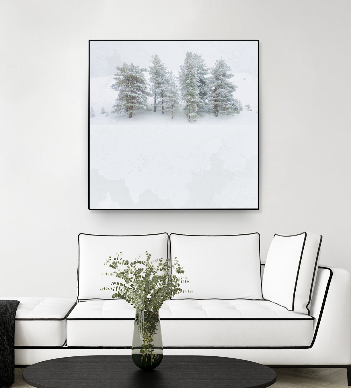 Pines by Antonio Zimbone on GIANT ART - white photo illustration