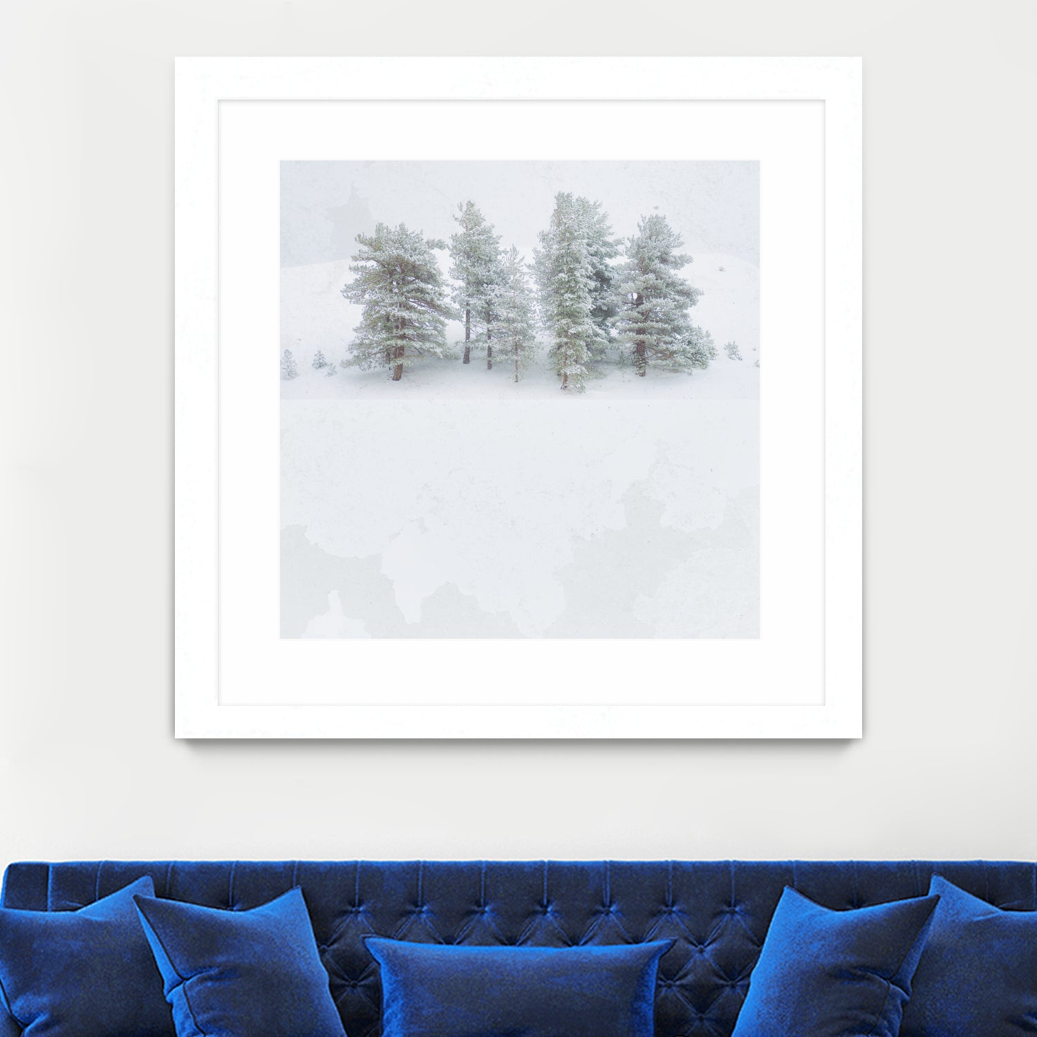 Pines by Antonio Zimbone on GIANT ART - white photo illustration