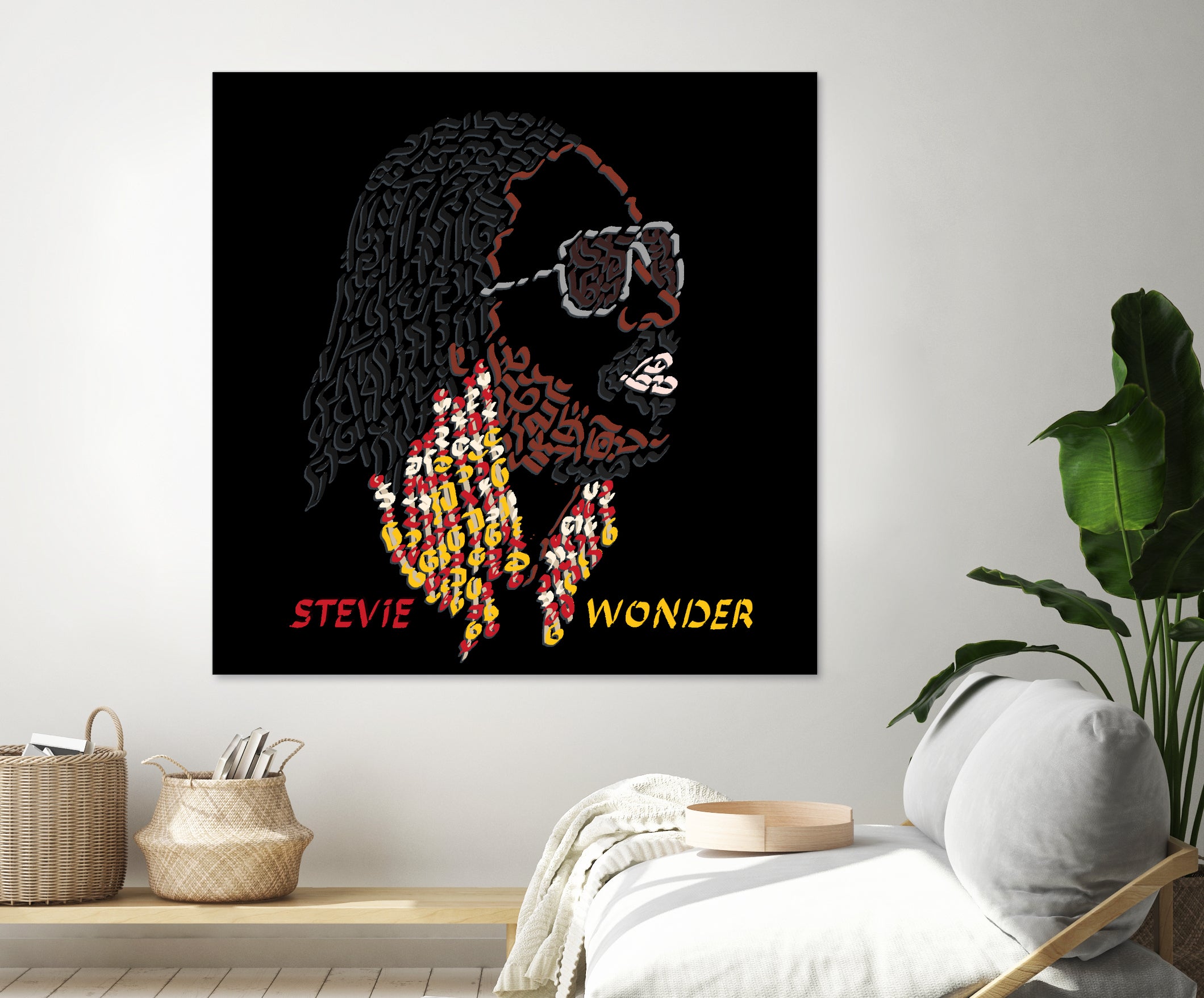 Steve Wonder by Caroline BESSIERES on GIANT ART - black character design