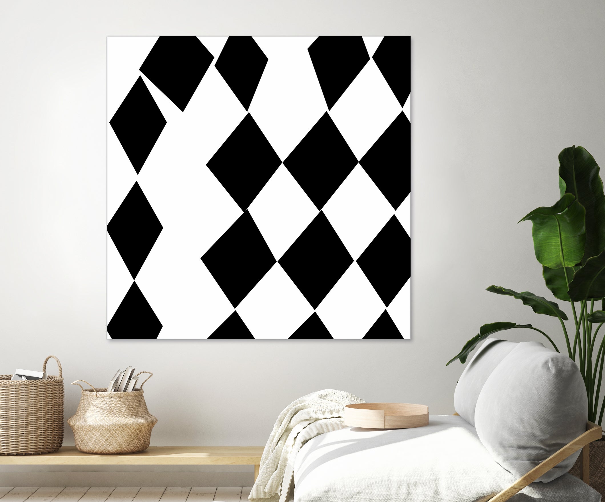 Black and White Harlequin by Katie Lawrence on GIANT ART - white digital drawing