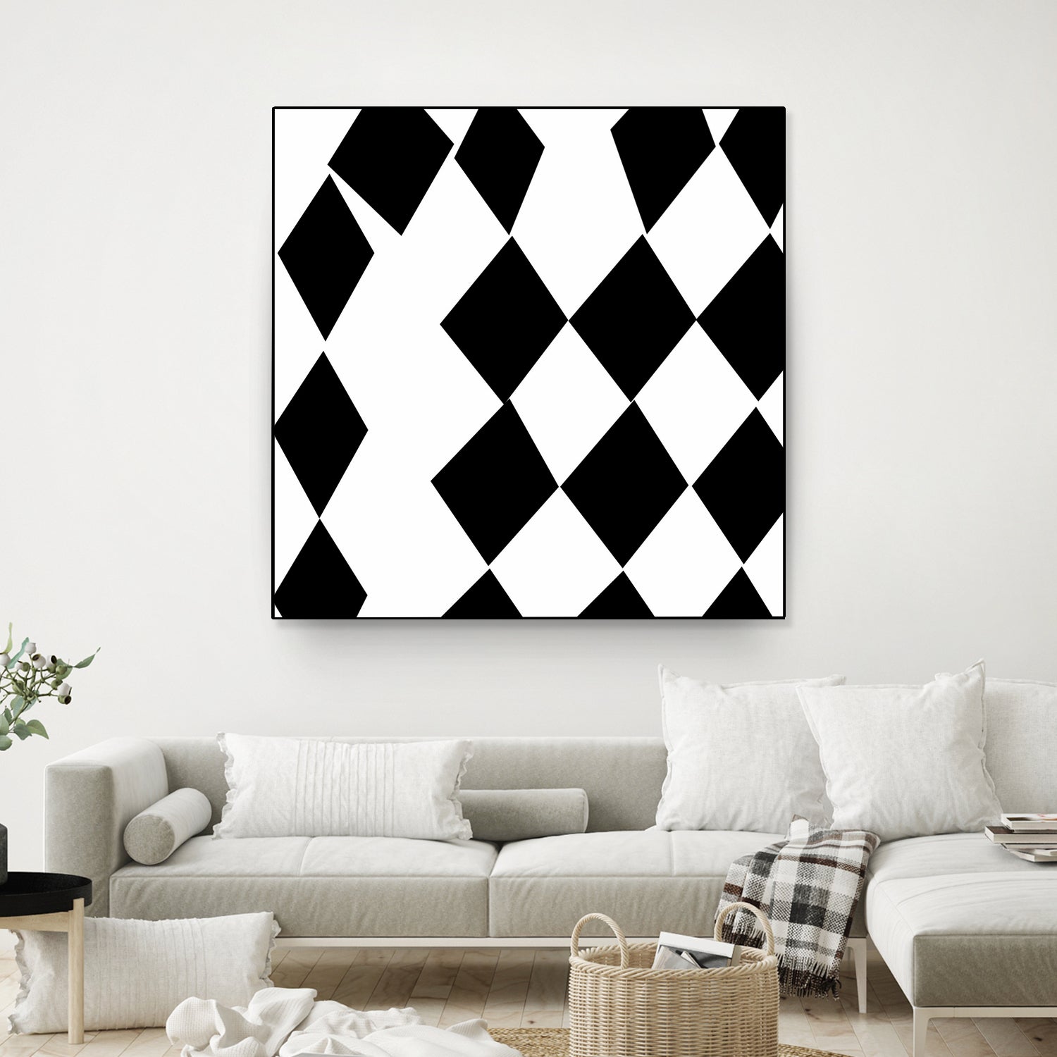 Black and White Harlequin by Katie Lawrence on GIANT ART - white digital drawing