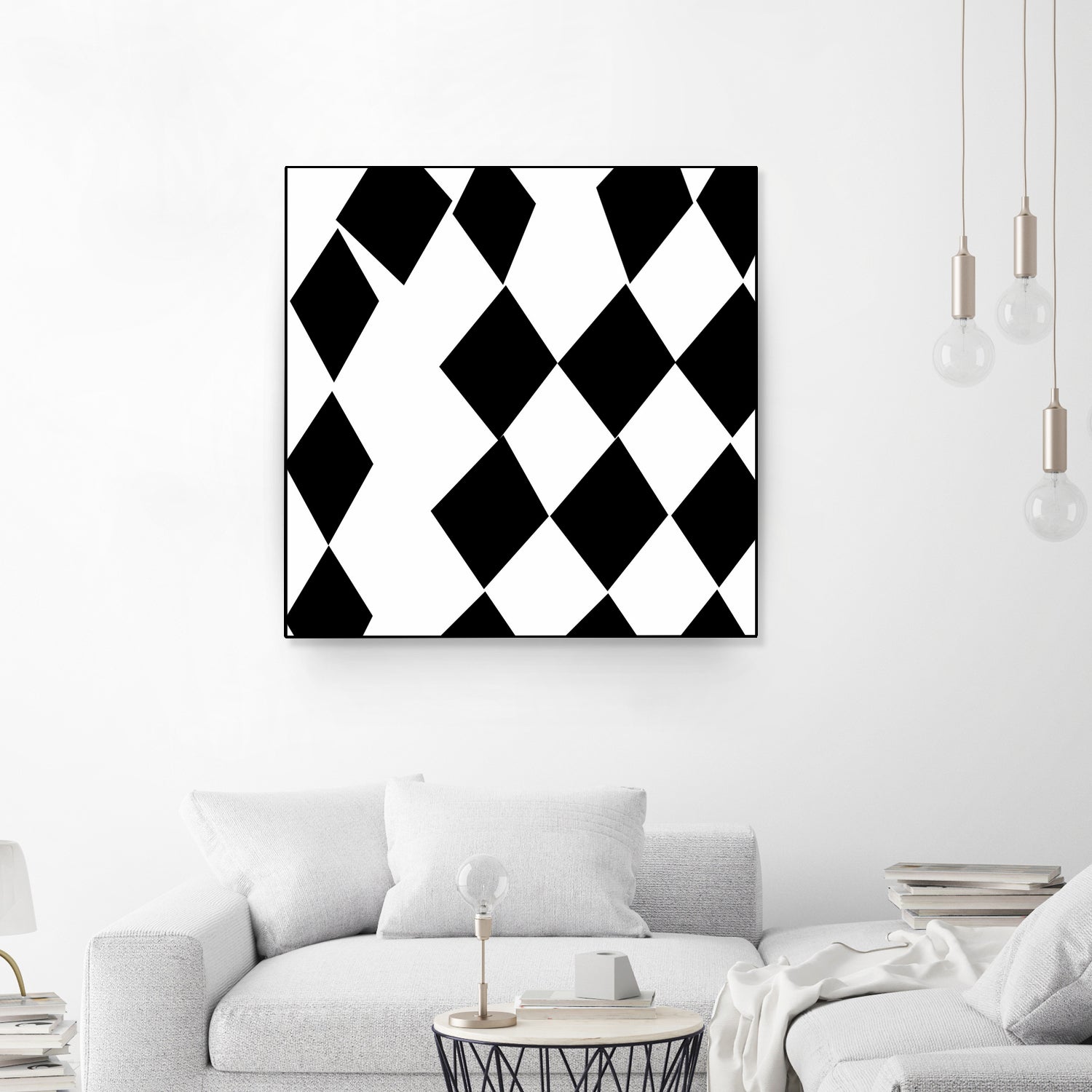 Black and White Harlequin by Katie Lawrence on GIANT ART - white digital drawing