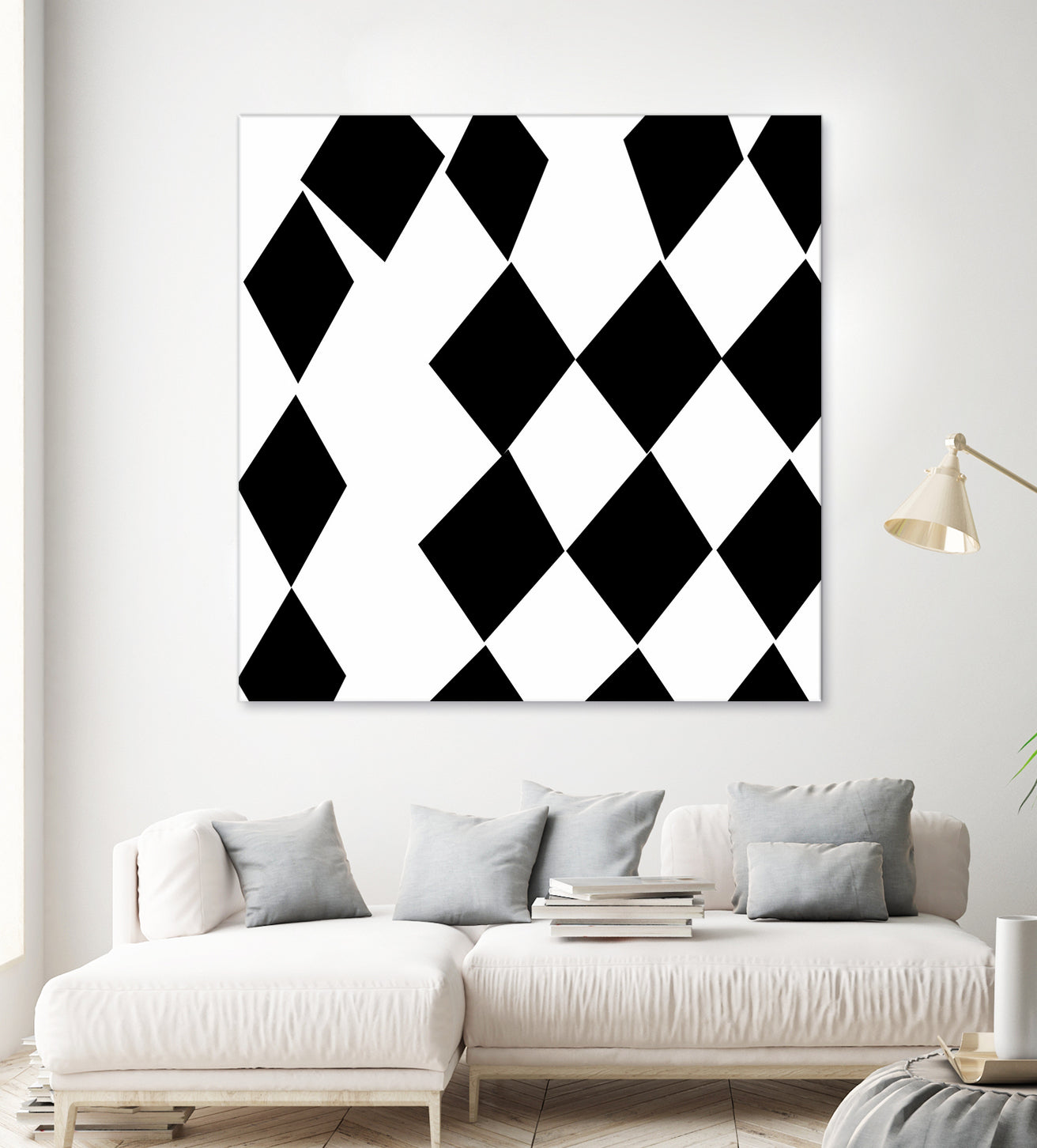 Black and White Harlequin by Katie Lawrence on GIANT ART - white digital drawing