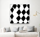 Black and White Harlequin by Katie Lawrence on GIANT ART - white digital drawing