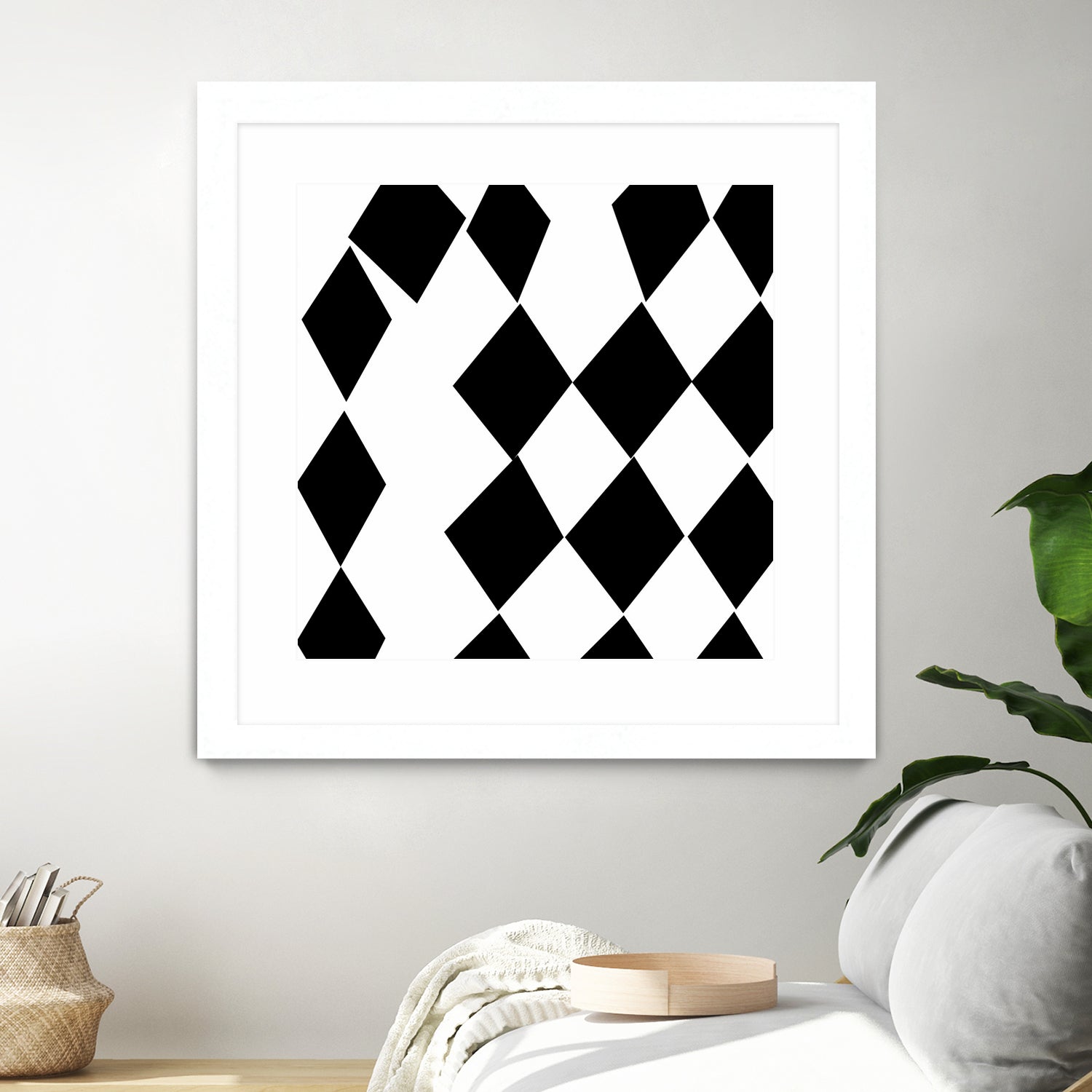 Black and White Harlequin by Katie Lawrence on GIANT ART - white digital drawing