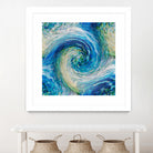 Wave to Van Gogh by David Manlove on GIANT ART - blue digital painting