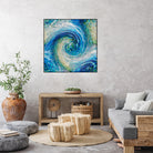 Wave to Van Gogh by David Manlove on GIANT ART - blue digital painting