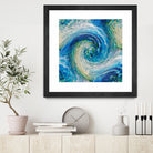 Wave to Van Gogh by David Manlove on GIANT ART - blue digital painting