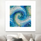 Wave to Van Gogh by David Manlove on GIANT ART - blue digital painting