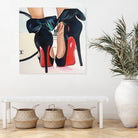 Date Night High Heels by Karim Aboud on GIANT ART - red mixed media