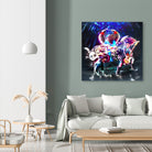 The Getaway live by Charlie Casado on GIANT ART - blue character design