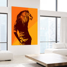 leon by sustici barici on GIANT ART - orange photo illustration