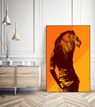 leon by sustici barici on GIANT ART - orange photo illustration