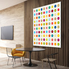 Vintage and Colourful Circles by Jean-christophe Tabary on GIANT ART - yellow digital drawing