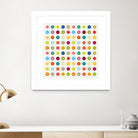 Vintage and Colourful Circles by Jean-christophe Tabary on GIANT ART - yellow digital drawing