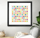 Vintage and Colourful Circles by Jean-christophe Tabary on GIANT ART - yellow digital drawing