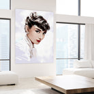 Audrey Hepburn by Dmitry Belov on GIANT ART - white digital painting