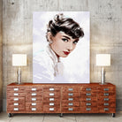 Audrey Hepburn by Dmitry Belov on GIANT ART - white digital painting