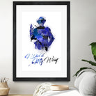 Frank Sinatra Watercolor by Anthony Melice on GIANT ART - blue digital painting