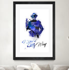 Frank Sinatra Watercolor by Anthony Melice on GIANT ART - blue digital painting