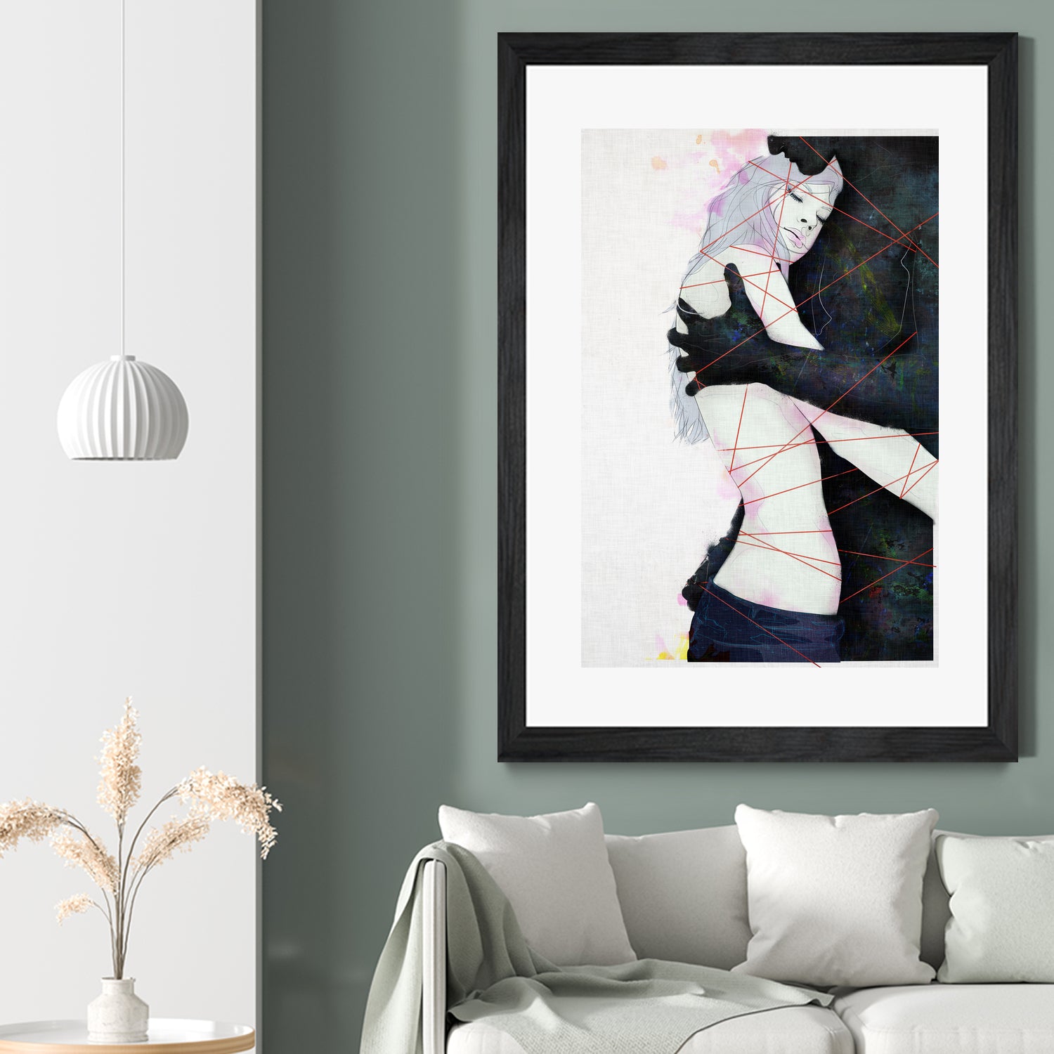 lovers by Yuichi Suzuki on GIANT ART - gray digital drawing