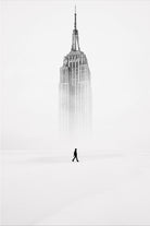 Alone with Empire State Building by GEN Z by Rigaud Mickaël on GIANT ART - white photo illustration