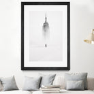 Alone with Empire State Building by GEN Z by Rigaud Mickaël on GIANT ART - white photo illustration