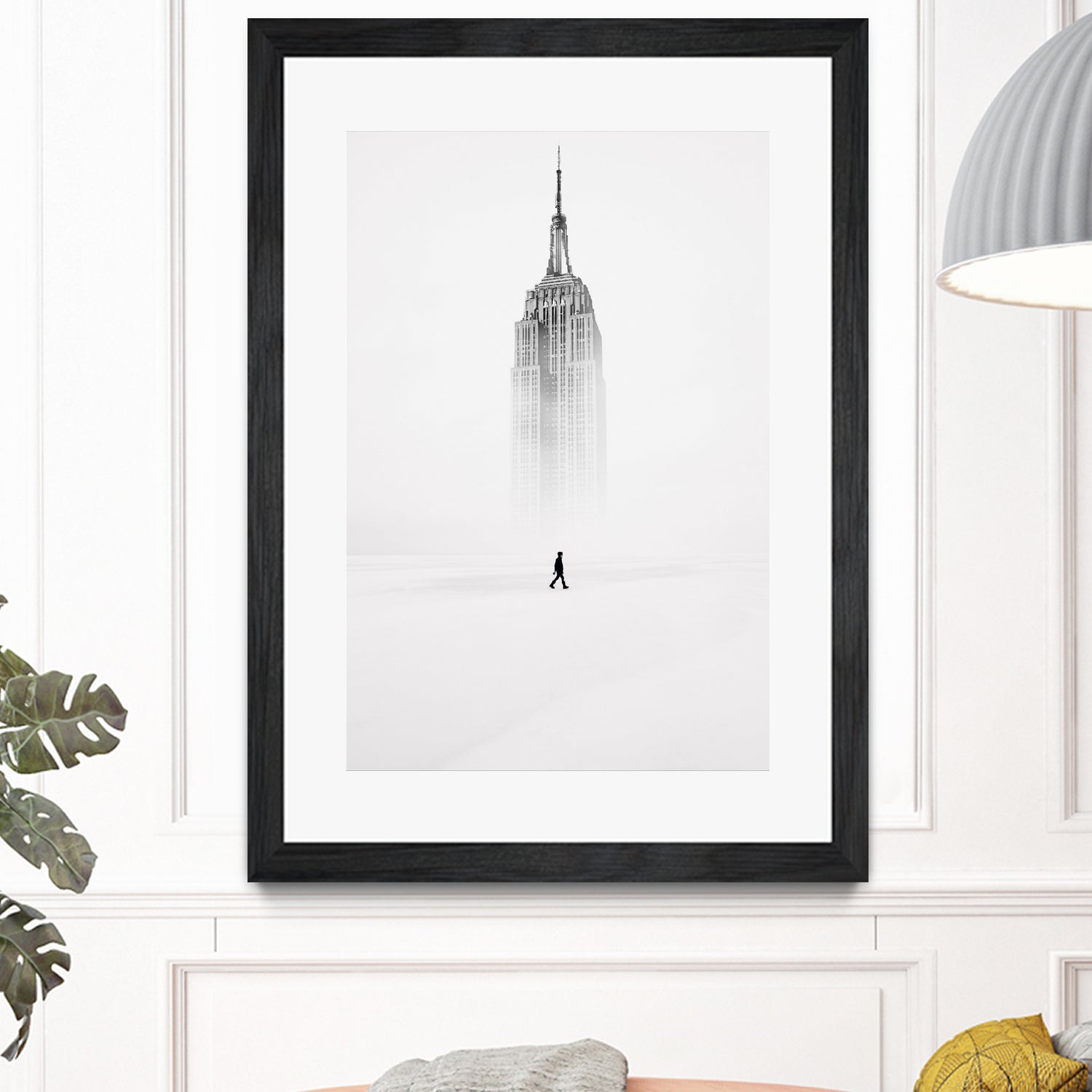 Alone with Empire State Building by GEN Z by Rigaud Mickaël on GIANT ART - white photo illustration