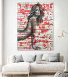 foundme by eugenia retana on GIANT ART - white mixed media