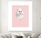 COTTON CANDY CAT by Jonas Loose on GIANT ART - pink photo manipulation